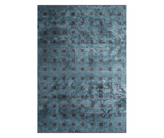 Dizájner szőnyeg HARMONY PETROL, kézzel készített, 240 x 340 cm