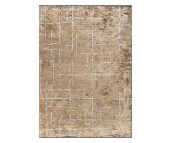Covor designer MARK LIGHT CREAM, lucrat manual, 160 x 230 cm