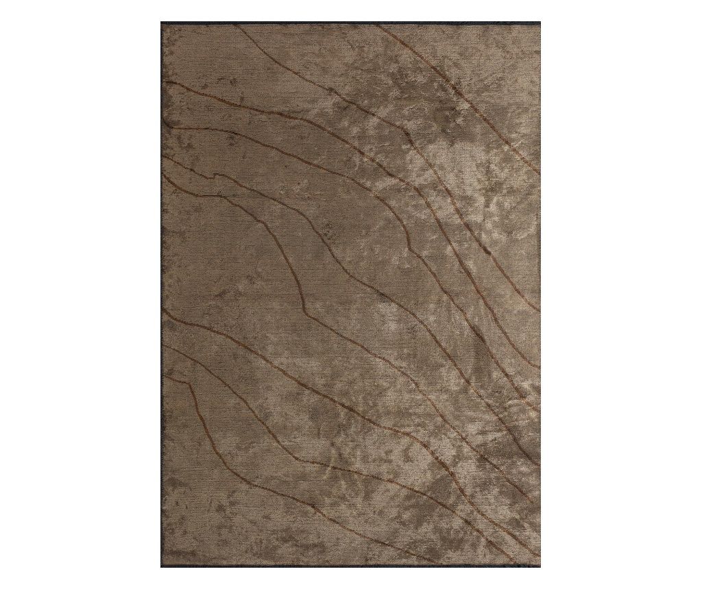 Dizajnérsky koberec LIGHT BROWN, ručná práca, 160 x 230 cm