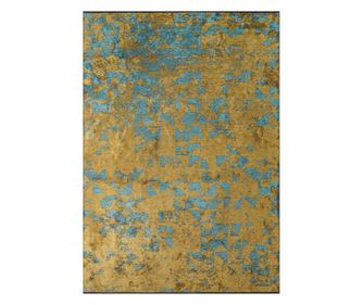 Dizajnerski tepih TRIANGLE YELLOW, ručni rad, 240 x 340 cm