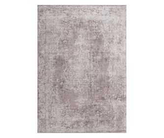 Covor designer MEDALLION LIGHT GREY, lucrat manual, 160 x 230 cm