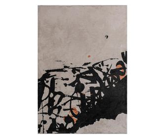 Covor designer ASTORIA BLACK, lucrat manual, 200 x 300 cm
