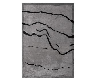 Dizájner szőnyeg CHELSEA BLACK, kézzel készített, 240 x 300 cm