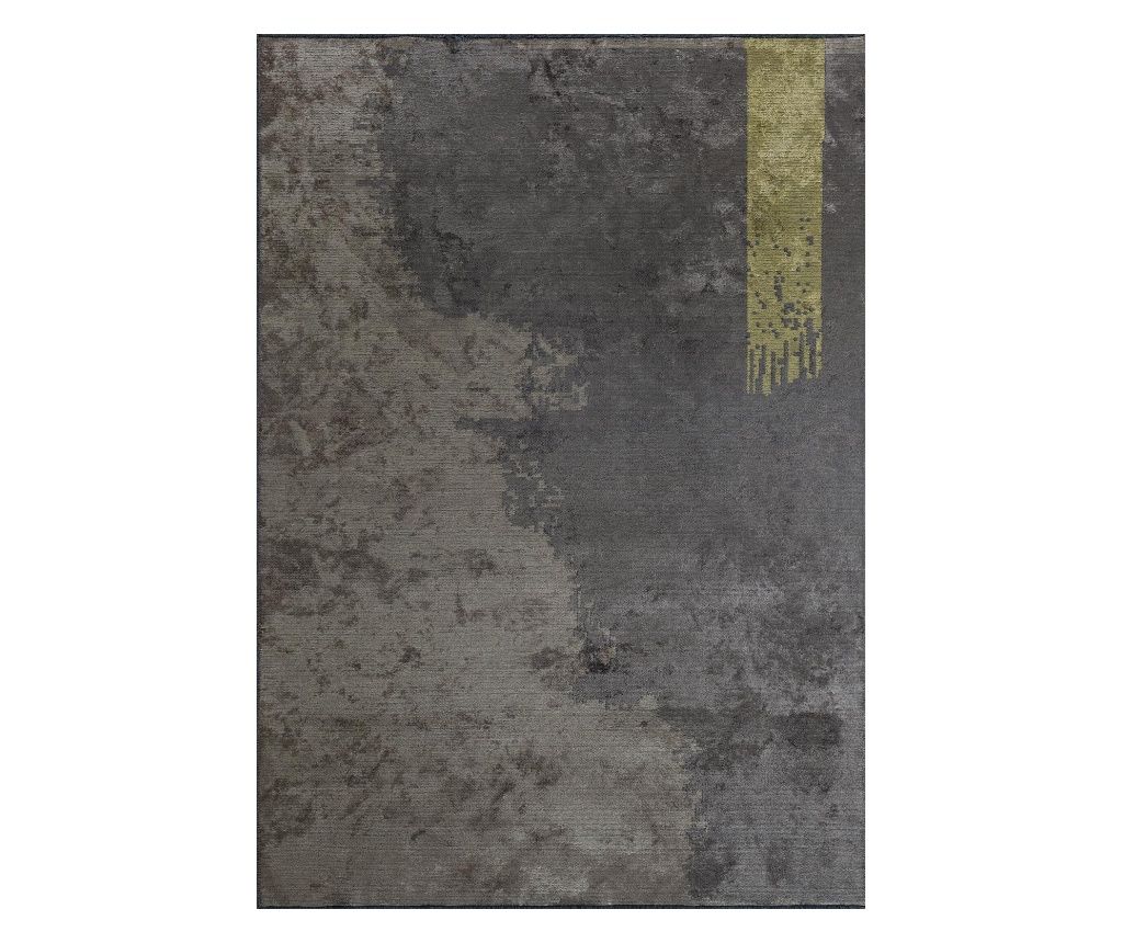 Covor designer MONACO ANTHRACITE, lucrat manual, 160 x 230 cm