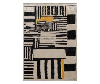 Dizajnérsky koberec OXFORD BLACK, ručná práca, 200 x 300 cm