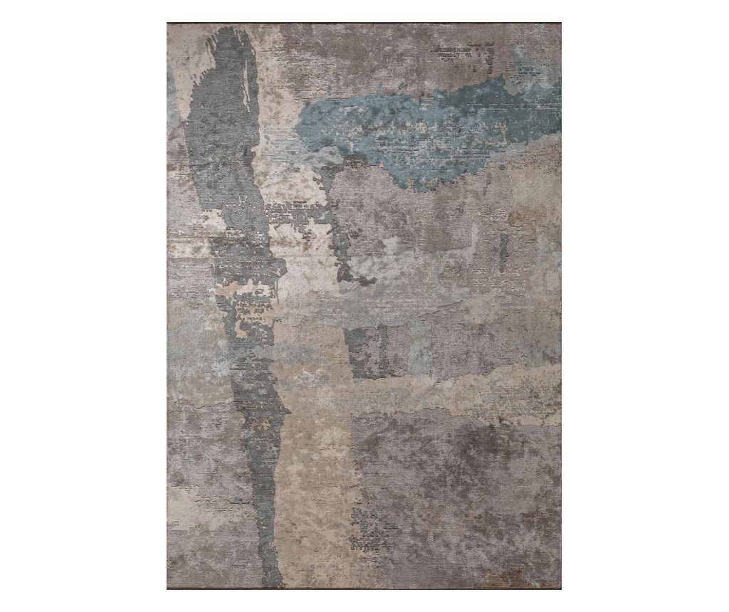 Covor designer LUSH BLUE, lucrat manual, 200 x 250 cm