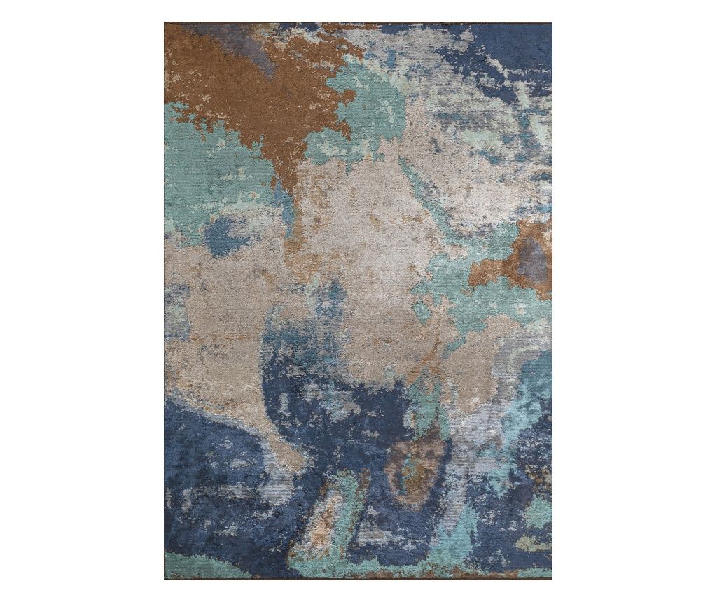 Σχεδιαστικό χαλί MIST CREAM, χειροποίητο, 240 x 340 εκ.