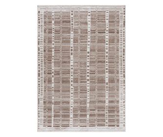 Covor designer INCA DARK BROWN, lucrat manual, 240 x 300 cm