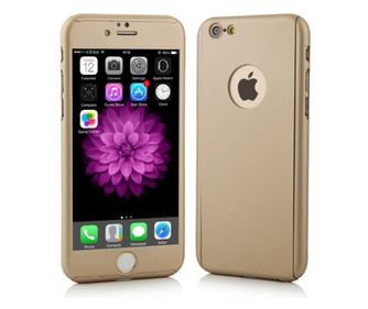 MyStyle Fullbody tok arany színben Apple iPhone 5 / Apple iPhone 5S / Apple iPhone 5SE teljes 360 fokos védelem fóliával