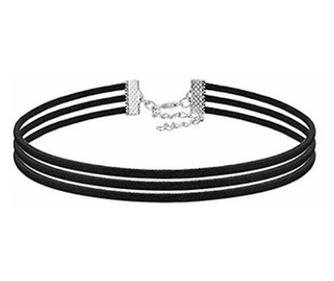 Choker Mystyle Fashion Black MS - Colier elegant pentru gat - Black Delux