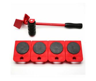 Kit pentru transportat mobila, 5 piese, cu role, greutate suportata 150 kg
