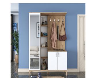 Антре Puzzle-home 2695, Закачалки за дрехи и шкаф за обувки