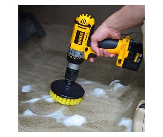 Perie rotunda medie pentru Mocheta & Uz Caznic / Profesional - MyStyle® - Detailing Carpet Brush cu Adaptor Bormasina