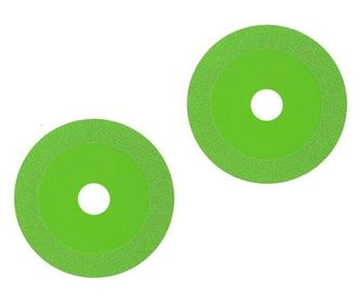 2 x Márvány/üveg vágókorong készlet, 10 mm, Acél