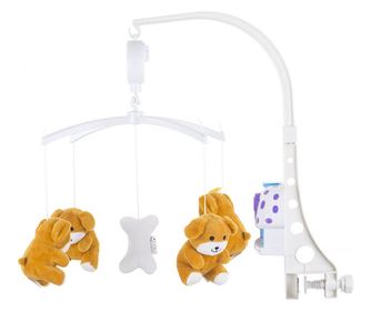 Chipolino Puppies zenélő körhinta kiságyhoz