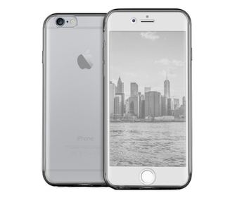 Husa Full TPU 360° (fata + spate) pentru iPhone 6 / 6S, Gri transparent