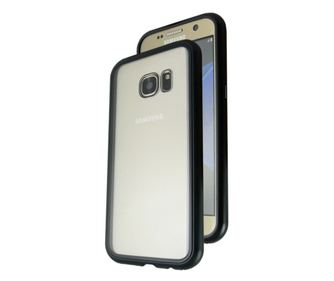 Husa MyStyle Magnetic Case 360° pentru Samsung Galaxy S7 Edge, Negru