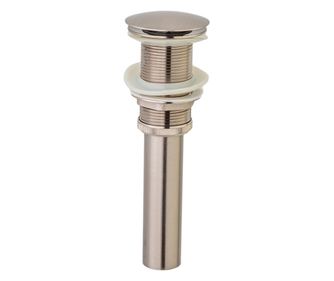 Ventil evacuare lavoar , fara prea plin inox satinat TRENDY S
