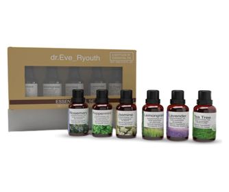 Комплект етерични масла (кутия с 6 бутилки)