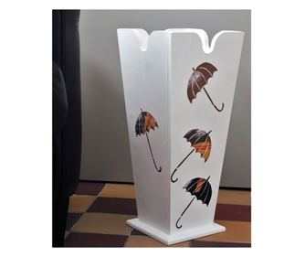 Suport umbrele , din mdf, pictat manual cu umbrele.Suport umbrele de interior.