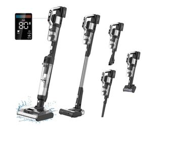 Aspirator vertical Jimmy PW11 Pro Max, 460W, 110 AW, Autonomie 80 minute, display LED, Negru