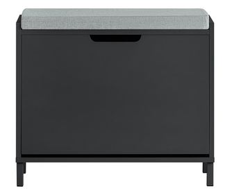 SoBuy bejárati cipőtartó állvány, cipőbútor, cipőpad FSR151-K-SCH