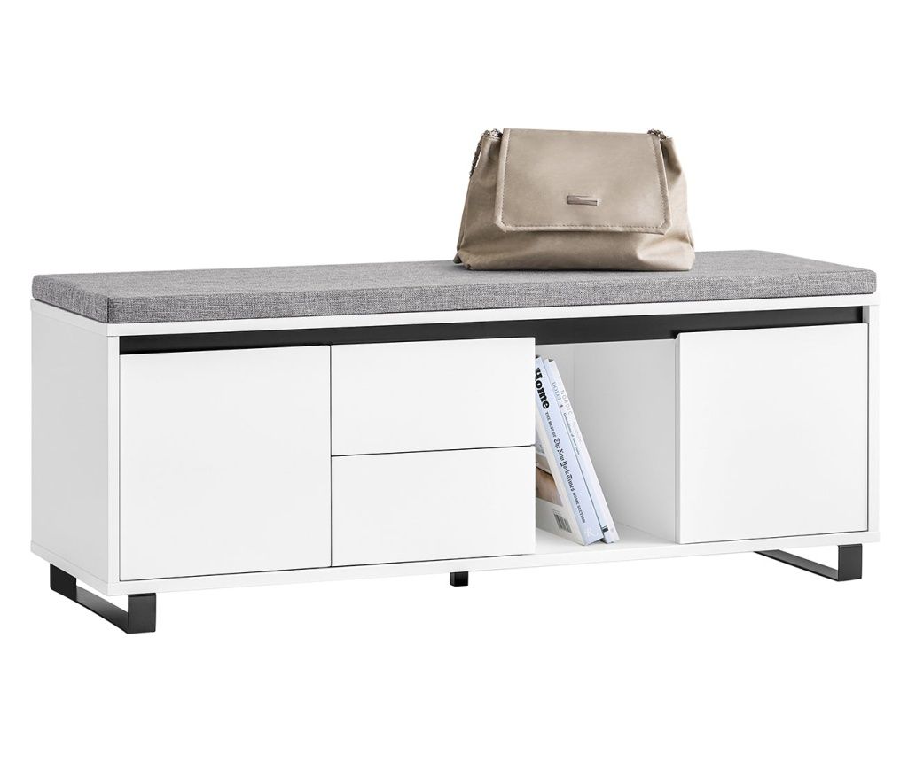 Shoe Rack with 2 Doors FSR176-W