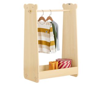 SoBuy Omara Regal za Otroke Obešalnik za Oblačila Otroška Soba Omare KMB102-N
