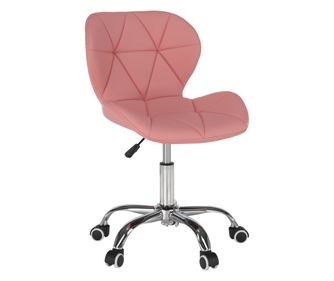 Argus rózsaszín és króm irodai szék 47x56x84 cm