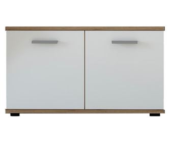 Cipőszekrény Wotan tölgy fehér Iria 80x35x46 cm