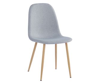 Szürke fémvázas szövet szék 45x56x85 cm