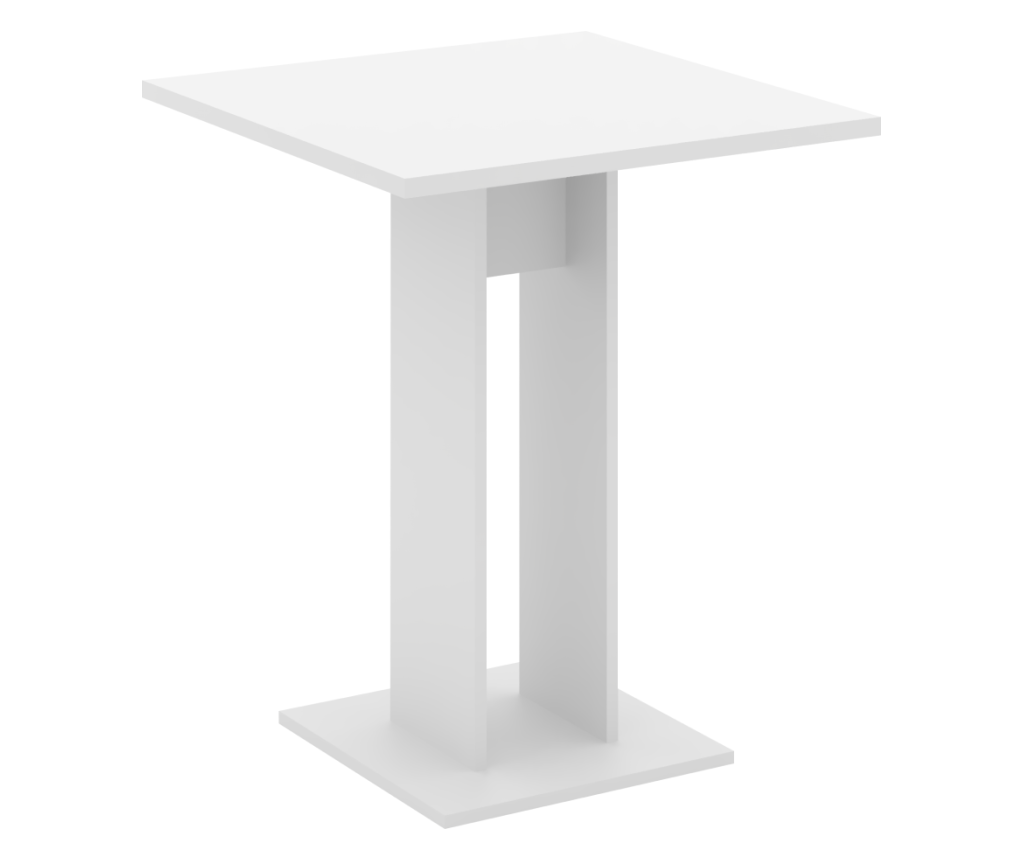 Masa DTD alb Everet 67.5x67.5x78 cm