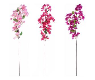 Set od 6 višebojnih umjetnih cvijeća 116 cm