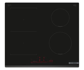 Плот за вграждане Bosch PVS631HB1E, Индукция, 4 зони за готвене, Combi Zone, Power Boost, Home Connect, 60 см, Черен