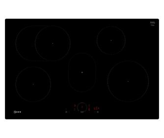 Neff T58PHF1L0 нагревателна плоча Черен Вграден 80 см Зона за индукционна плоча 4 zone(s)