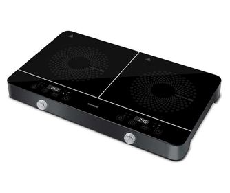 Plita cu inductie, Sencor, Ceramica, 2000 W, 10 niveluri de putere, Temporizator 180 minute, Negru