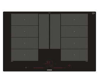 Siemens EX801LYC1E Kuhalna plošča Črna Vgradna Indukcijska kuhalna plošča s 4 kuhališči