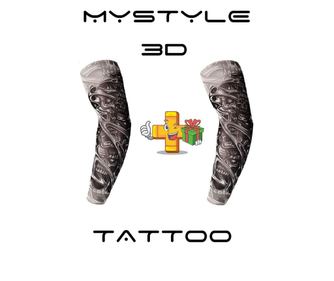 SET Doua Maneci Tatuate MyStyle� 3D Print - Imita un tatuaj real 100% - Body art tattoo maneca