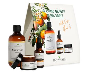 Set rutina pentru luminozitatea pielii, Super Glow C, Bio Balance, 3 articole