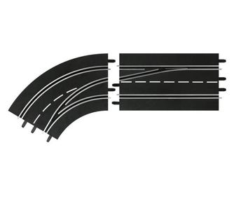 Set pista pentru curse, Carrera, 8 ani+, Negru