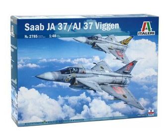 Italeri SAAB JA 37 Jaktviggen vadászrepülőgép műanyag modell (1:48)