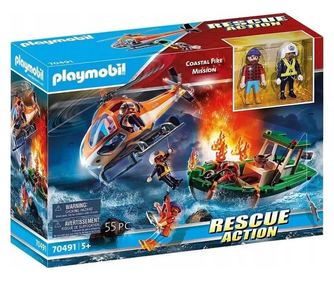 Playmobil Rescue Action Coastal Fire Mission