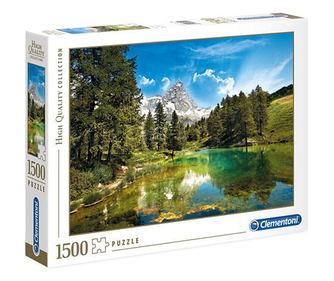 Пъзел Clementoni High Quality Collection - Blue lake, 1500 части