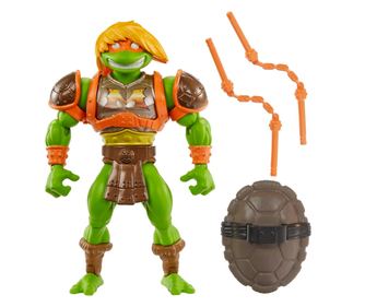 Статуетка Mattel Turtles of Grayskull Микеланджело 14см с аксесоари
