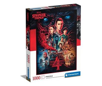 Clementoni Netflix Stranger Things Puzzle (cu imagine) fierăstrău 1000 buc. Televiziune/filme