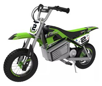 Мотоциклет Razor SX350 McGrath Supercross Rider, Детски, Електрически, Черен/Зелен