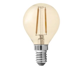 GP 080589 LED Filament Mini Globus izzó 1,2W 100lm 2200K E14 - Meleg fehér
