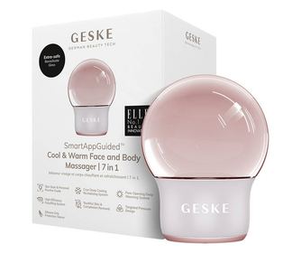 Geske Cool & Warm 7 в 1 масажор за лице и тяло, силикон/стъкло, розов
