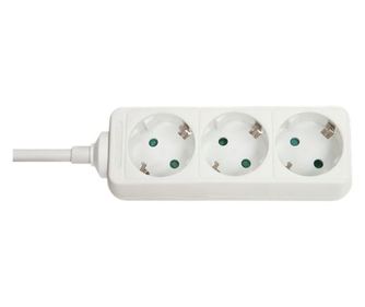 Lindy 73100 разклонител 3 Изход(и) за променлив ток На закрито Бяла