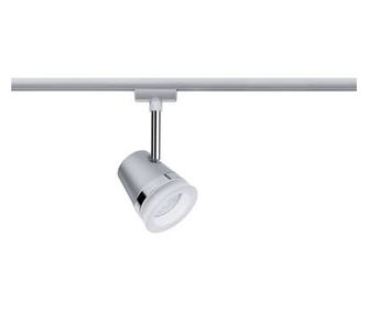 Visokonapetostna svetilka za sistem vodil URail GU10 10 W LED Paulmann Cone Chrome, krom (mat)